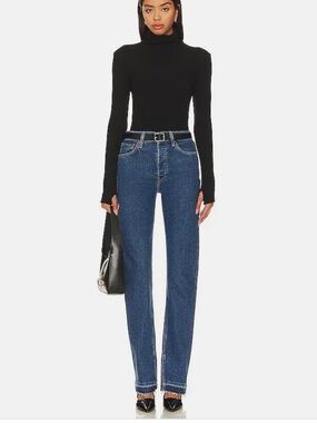 RE/DONE 70S High  Rise  Skinny Boot Jeans IN WESTERN RINSE